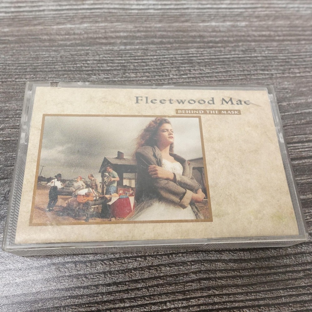 Fleetwood Mac Cassette Behind The Mask 1990 Warner Clear Rock Pop‎ Album Music